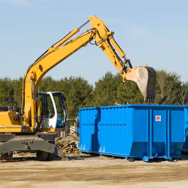 are there any restrictions on where a residential dumpster can be placed in Coupon PA